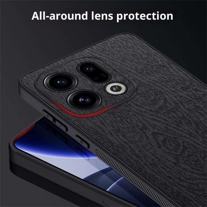 Futerały Oppo Find X9 5g Etui Na Telefon Tekstura Drewna