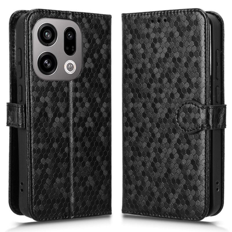 Skórzany Futerał Oppo Find X9 5g Etui Na Telefon Błyszcząca