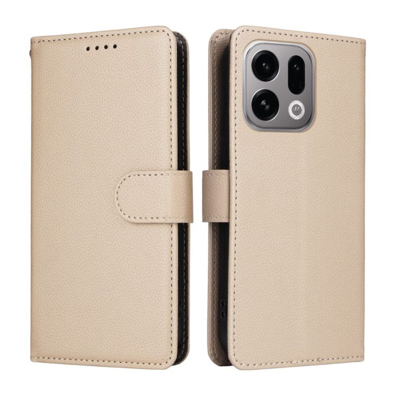 Skórzany Futerał Oppo Find X9 5g Etui Na Telefon Ochrona Rfid