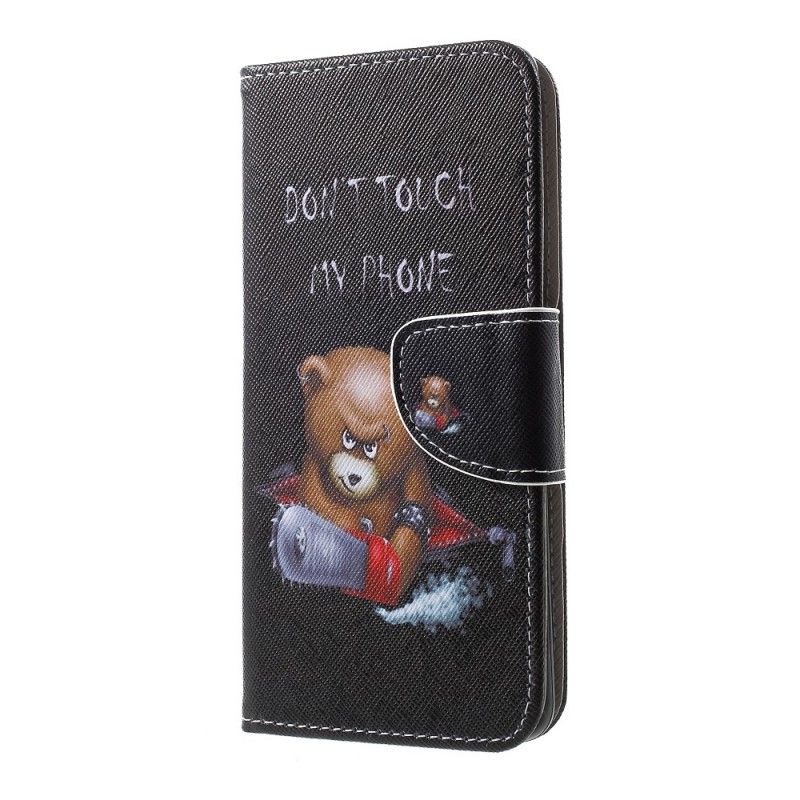 Etui Folio Samsung Galaxy S10 Niebezpieczny Niedźwiedź