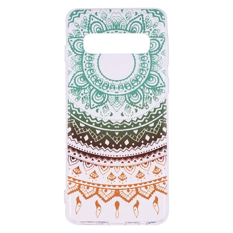 Etui Samsung Galaxy S10 Przezroczysta Kolorowa Mandala