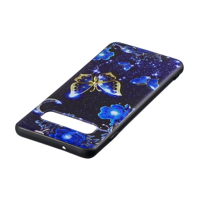 Etui Samsung Galaxy S10 Złoty Motyl Etui Ochronne