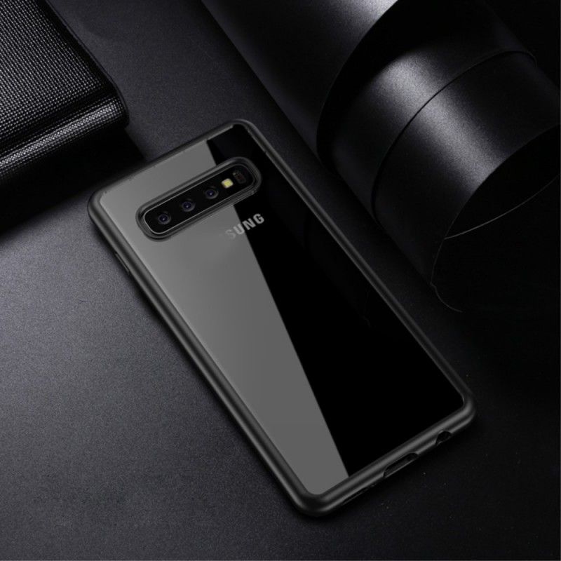 Futerały Samsung Galaxy S10 Czerwony Czarny Etui na Telefon Seria Ipaky Hybrydowa