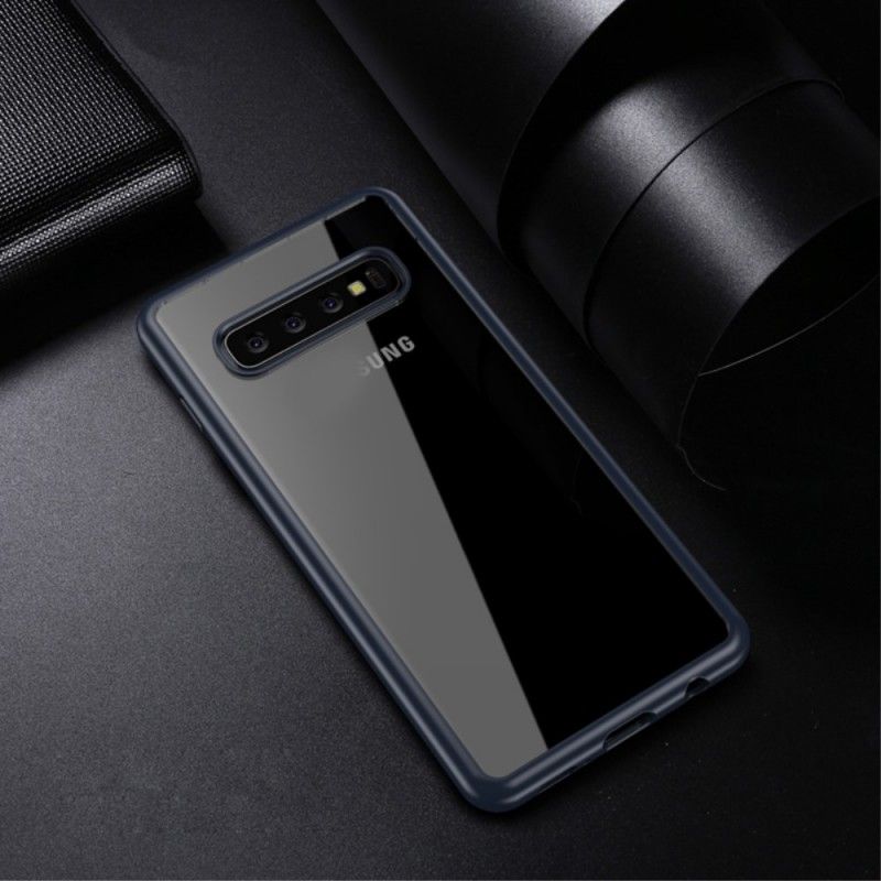 Futerały Samsung Galaxy S10 Czerwony Czarny Etui na Telefon Seria Ipaky Hybrydowa
