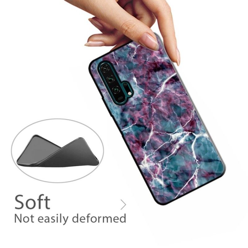 Etui Honor 20 Pro Fioletowy Marmur