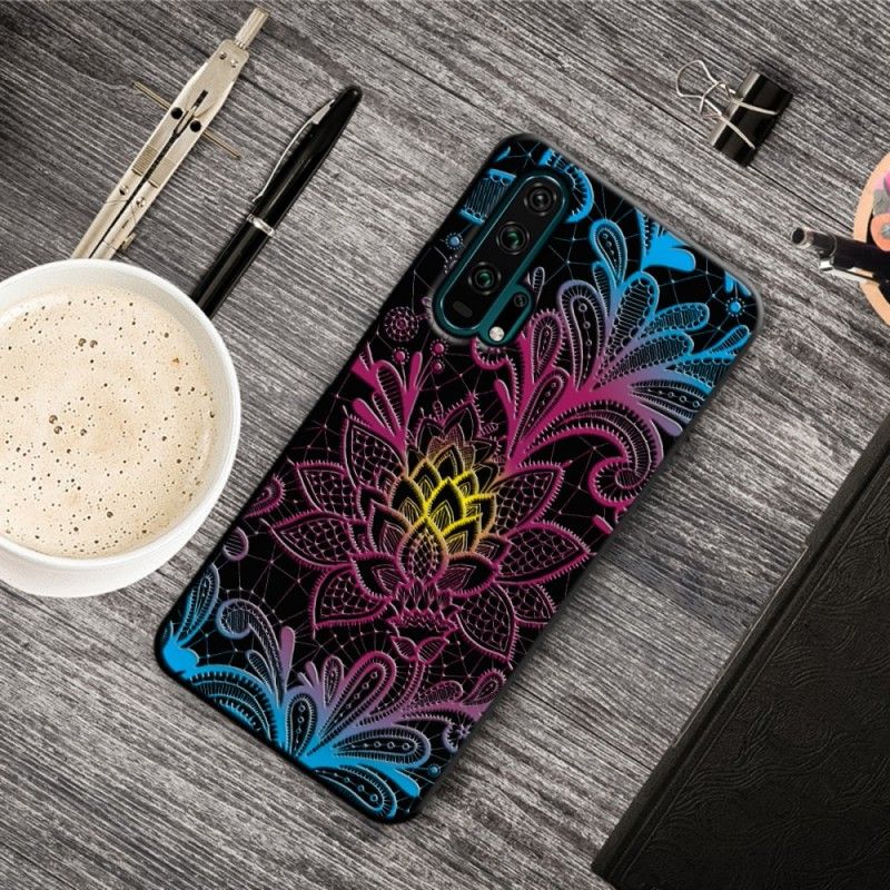 Etui Honor 20 Pro Intensywny Kwiatowy