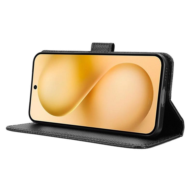 Etui Folio Do Vivo X200 Fe Teksturowana Skóra Syntetyczna