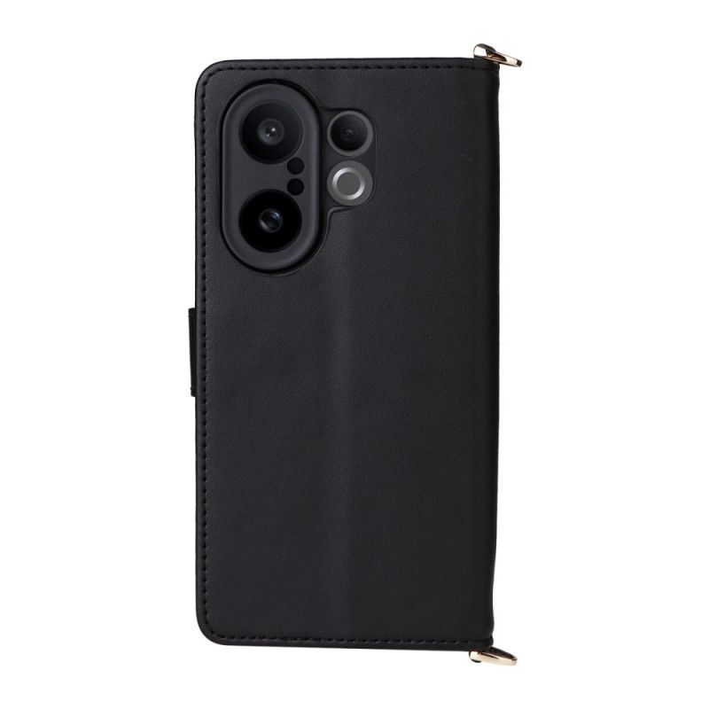 Etui Folio Vivo X200 Fe Pikowana Z Paskiem I Paskiem Na Ramię