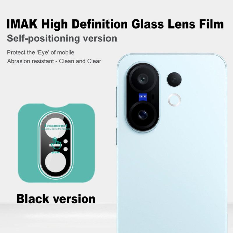 Szkło Hartowane Na Obiektyw Do Vivo X200 Fe Z Samoregulującą Się Ramką (wersja CZarna)