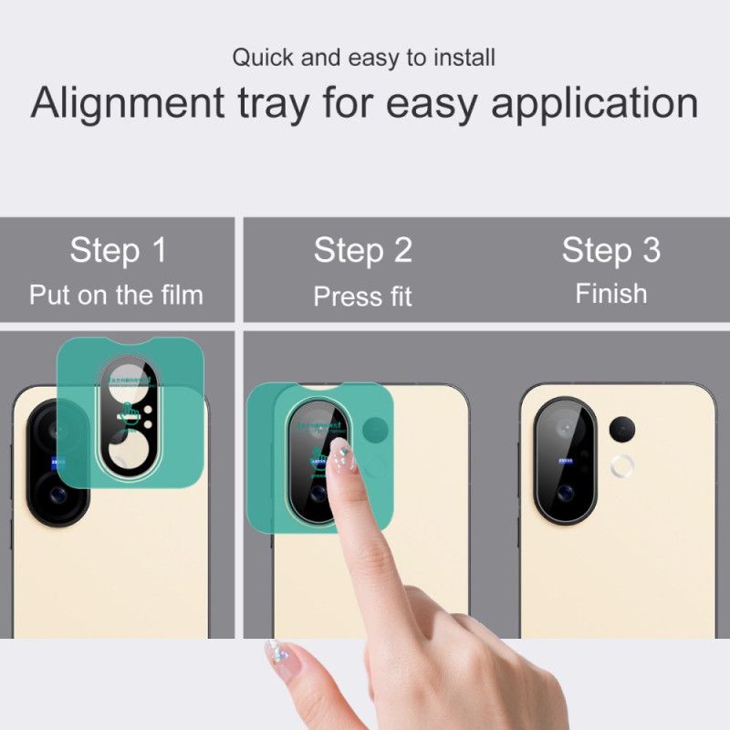 Szkło Hartowane Na Obiektyw Do Vivo X200 Fe Z Samoregulującą Się Ramką (wersja CZarna)