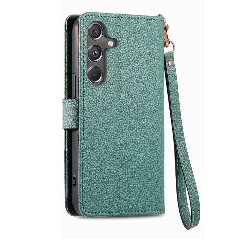 Etui Folio Do Samsung Galaxy A15 5g Wzór Serca I Ochrona Rfid