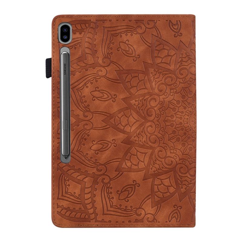 Etui Samsung Galaxy Tab S11 Ultra Mandala Z Efektem Zamszu