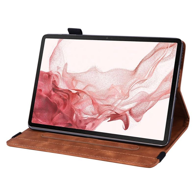 Etui Samsung Galaxy Tab S11 Ultra Mandala Z Efektem Zamszu