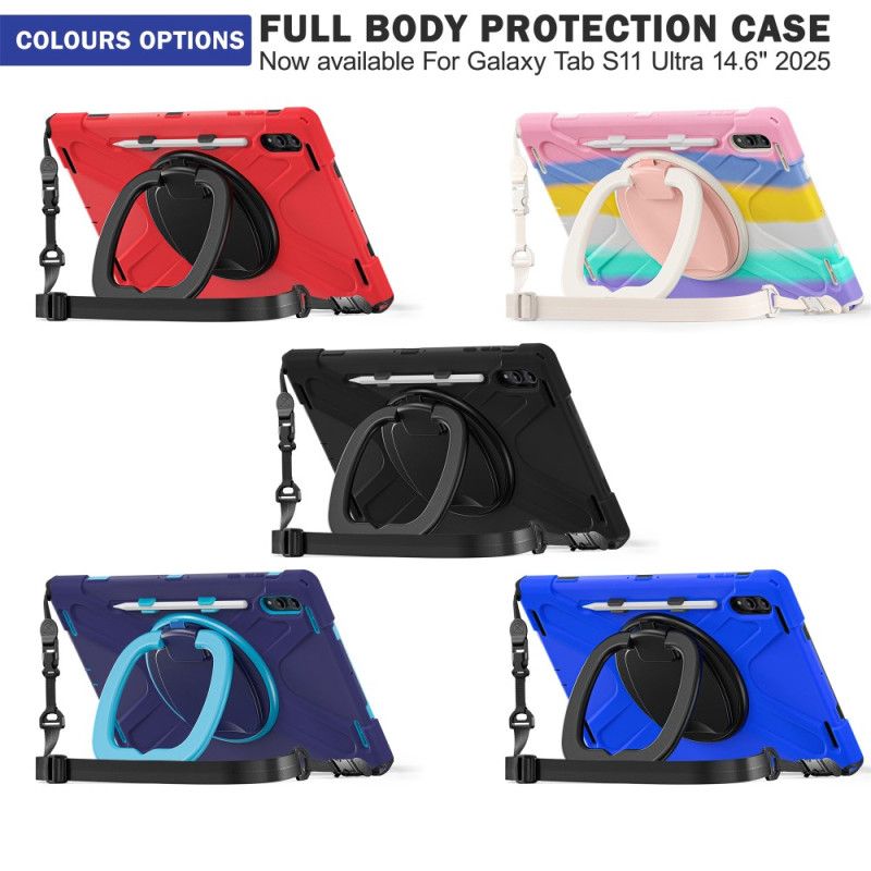 Etui Samsung Galaxy Tab S11 Ultra Wytrzymały Z Paskiem Na Ramię Etui Ochronne