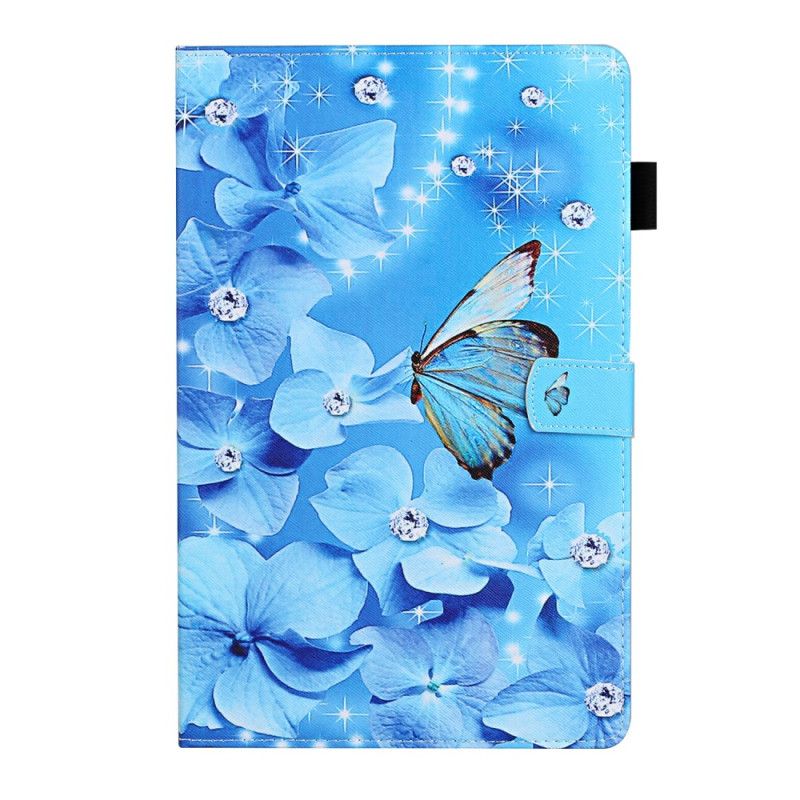 Etui Folio Samsung Galaxy Tab A7 Diamentowe Motyle