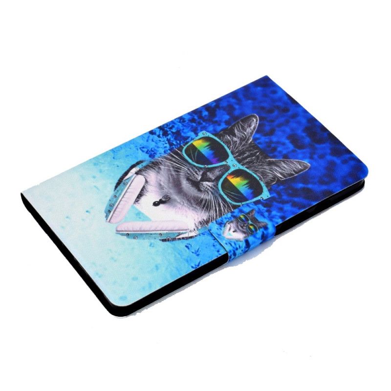 Etui Folio Samsung Galaxy Tab A7 Dj Cat