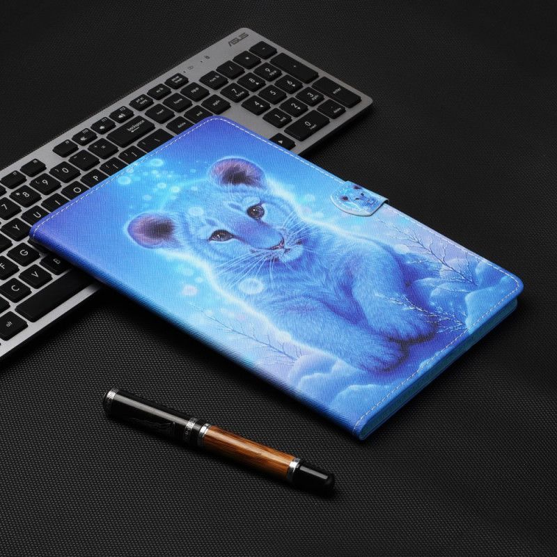 Etui Folio Samsung Galaxy Tab A7 Mały Tygrys Etui Ochronne