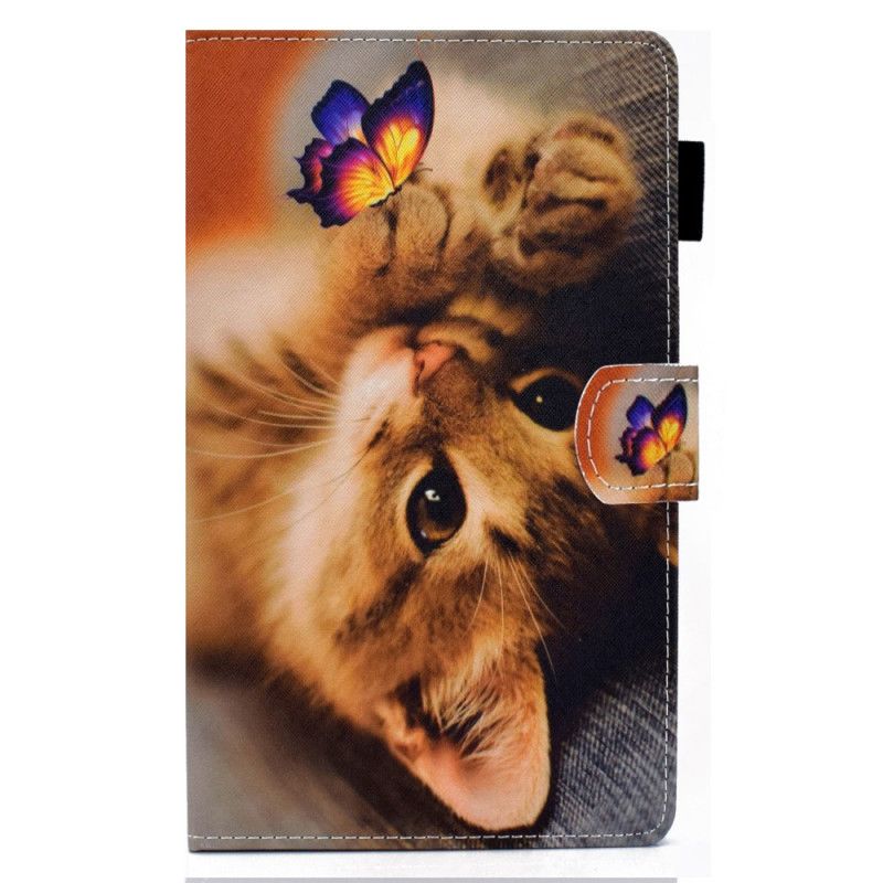 Etui Folio Samsung Galaxy Tab A7 Mój Kotek I Motyl