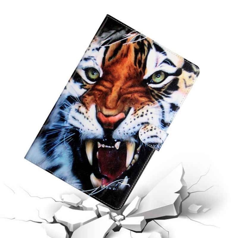 Etui Folio Samsung Galaxy Tab A7 Wspaniały Tygrys