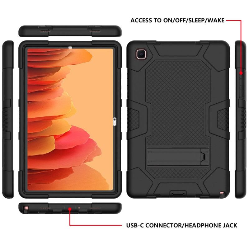 Etui Samsung Galaxy Tab A7 Szary Czarny Ultra Odporny Kontrast