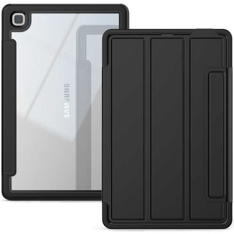Etui Samsung Galaxy Tab A7 Szary Czarny Wymienny Nośnik Z Folią Ekranującą