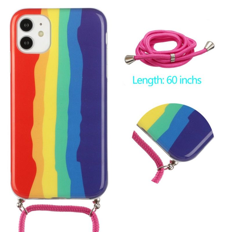 Etui Na Iphone 11 Rainbow Cord