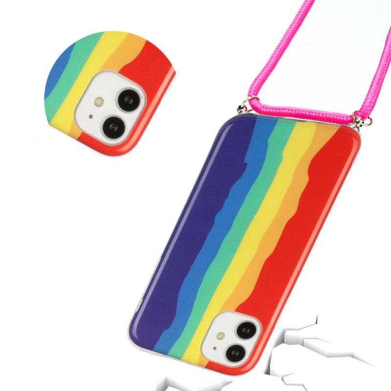 Etui Na Iphone 11 Rainbow Cord