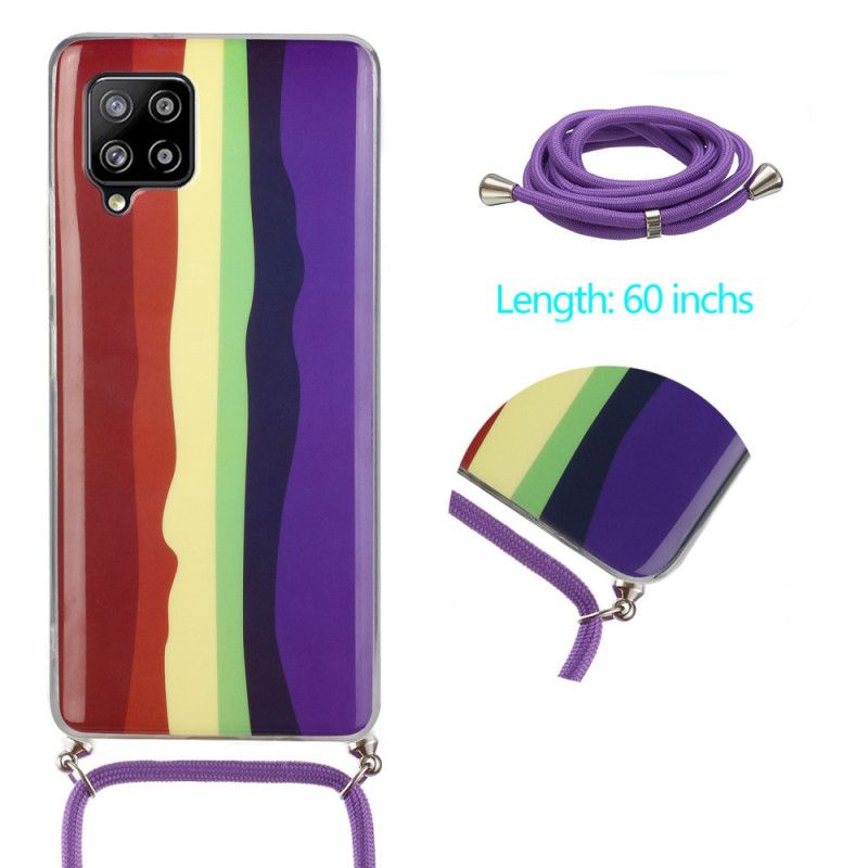 Samsung Galaxy A42 5G Rainbow Etui I Przewód