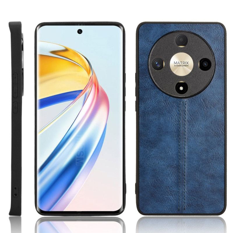 Obudowa Honor X9b / Magic 6 Lite Etui Na Telefon Przeszycia Z Efektem Skóry