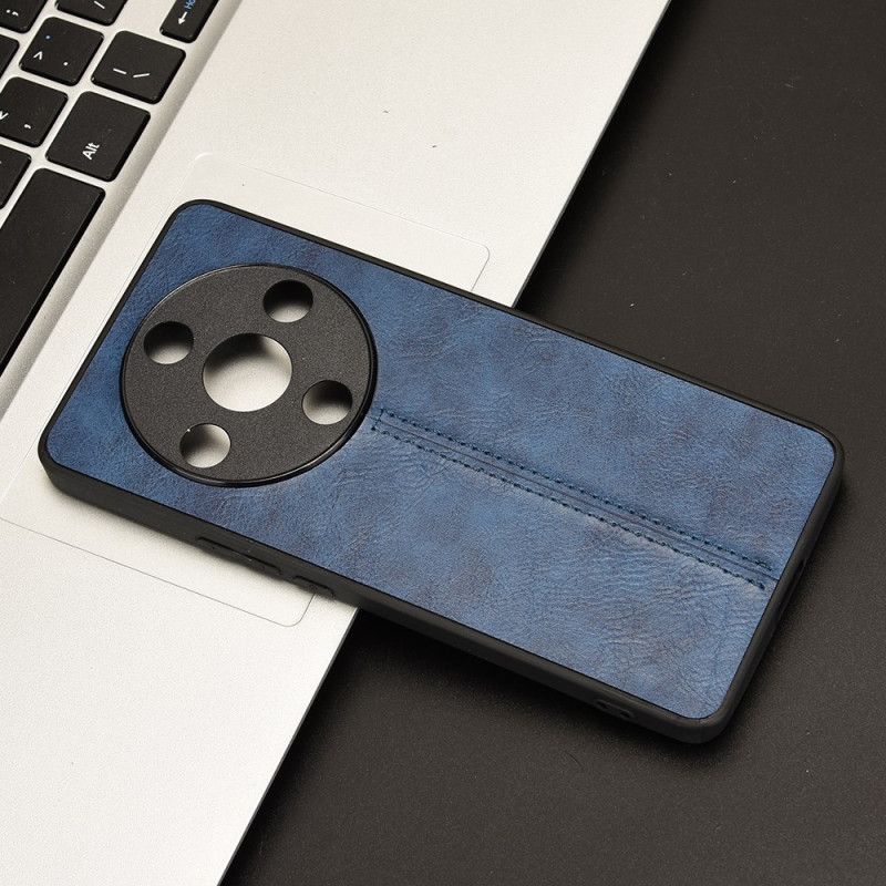 Obudowa Honor X9b / Magic 6 Lite Etui Na Telefon Przeszycia Z Efektem Skóry