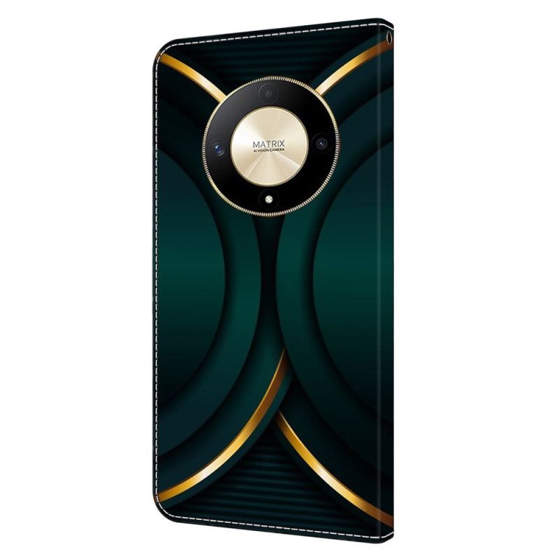 Obudowa Honor X9b / Magic 6 Lite Etui Na Telefon Złoty Zarys