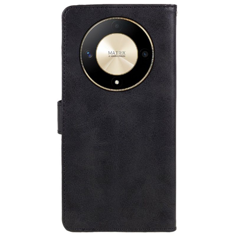 Skórzany Futerał Honor X9b / Magic 6 Lite Etui Na Telefon Styl Skórzanego Paska