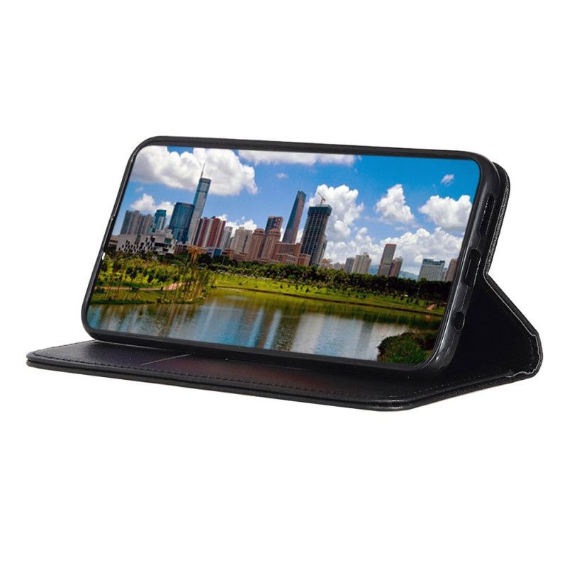 Flip Kotelot Huawei P Smart 2020 Czarny Etui na Telefon Pojedyncza Dwoina Lychee