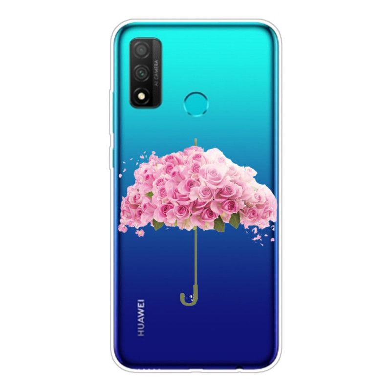 Futerały Huawei P Smart 2020 Etui na Telefon Parasol W Różach