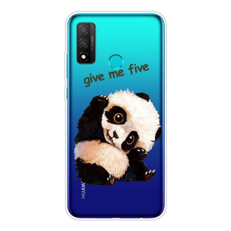 Futerały Huawei P Smart 2020 Etui na Telefon Przezroczysta Panda. Daj Mi Pięć