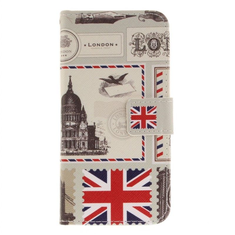 Etui Folio Huawei Y6 2017 Podróż Do Londynu Etui Ochronne