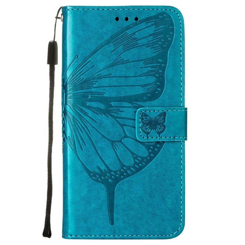 Etui Folio do Moto E40 / E30 / E20 Projekt Motyla