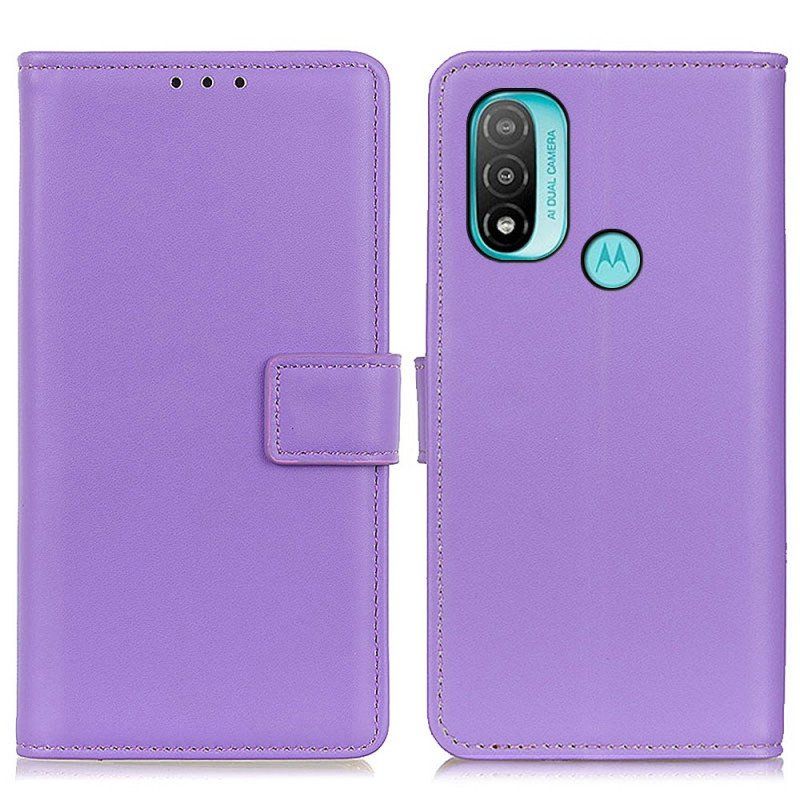 Etui Folio do Moto E40 / E30 / E20 Zwykła Sztuczna Skóra