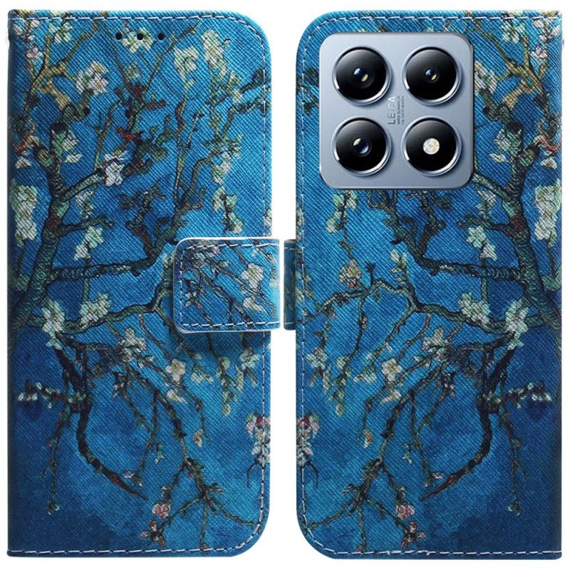 Etui Folio Xiaomi 14t Kwiaty Moreli