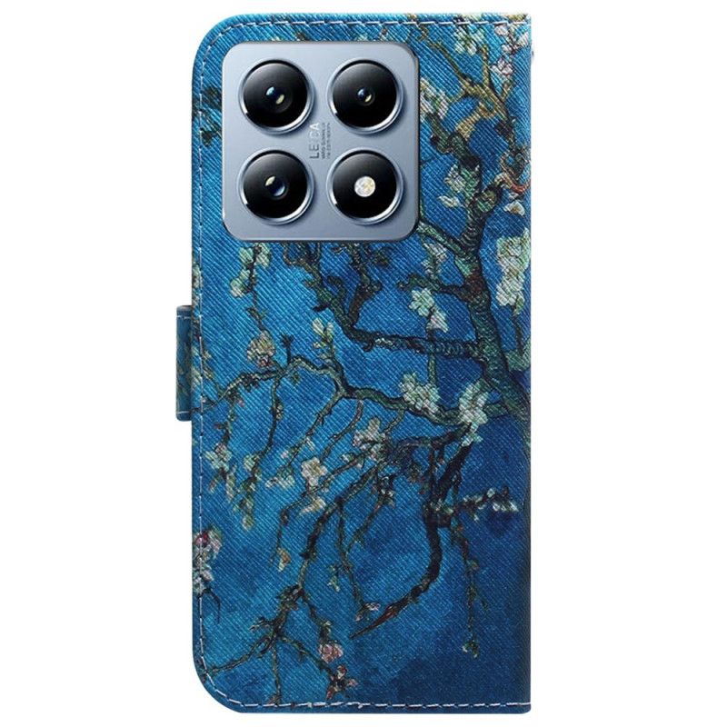 Etui Folio Xiaomi 14t Kwiaty Moreli