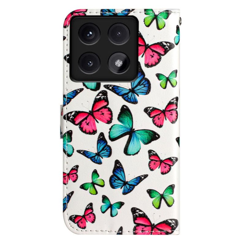 Obudowa Xiaomi 14t Etui Na Telefon Kolorowe Motyle