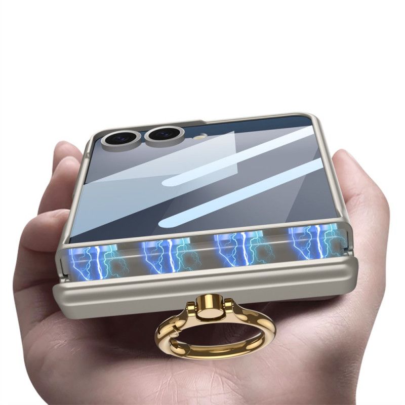 Etui Do Samsung Galaxy Z Flip 7 Magnetyczne Z Uchwytem Pierścieniowym Gkk