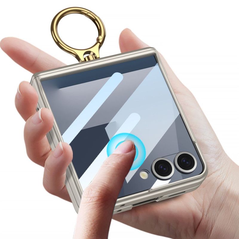 Etui Do Samsung Galaxy Z Flip 7 Magnetyczne Z Uchwytem Pierścieniowym Gkk