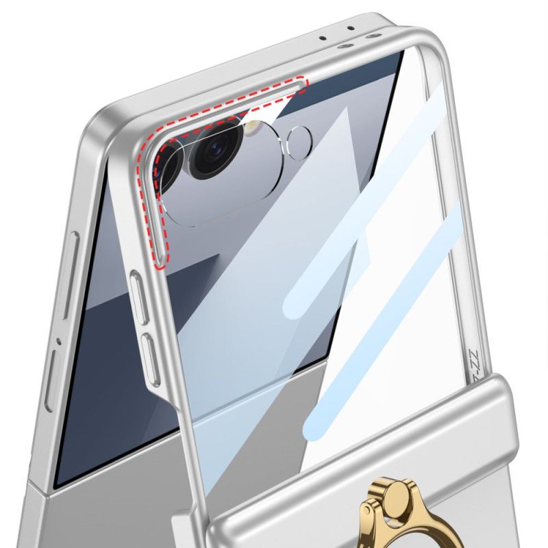 Etui Do Samsung Galaxy Z Flip 7 Magnetyczne Z Uchwytem Pierścieniowym Gkk