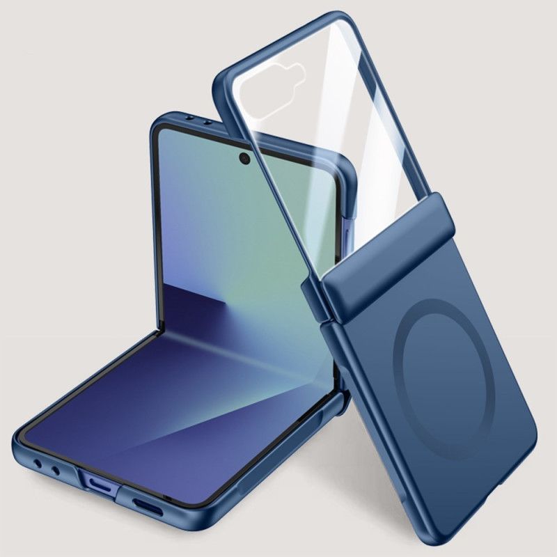 Etui Do Samsung Galaxy Z Flip 7 Magnetyczny Z Efektem Metalu