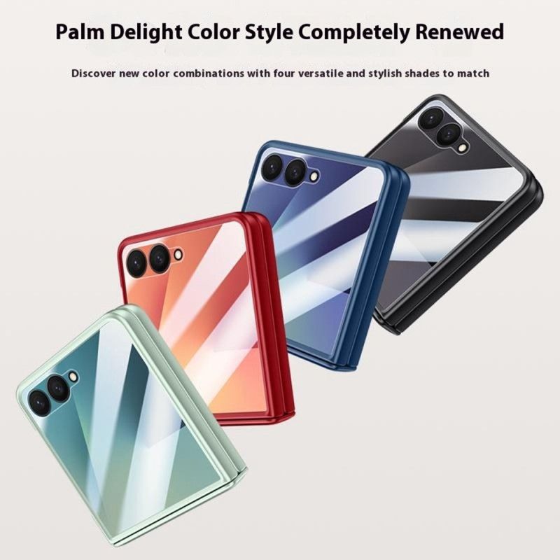 Etui Do Samsung Galaxy Z Flip 7 Magnetyczny Z Efektem Metalu