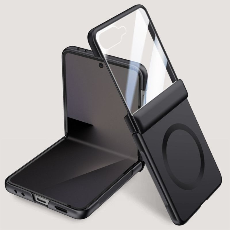 Etui Do Samsung Galaxy Z Flip 7 Magnetyczny Z Efektem Metalu