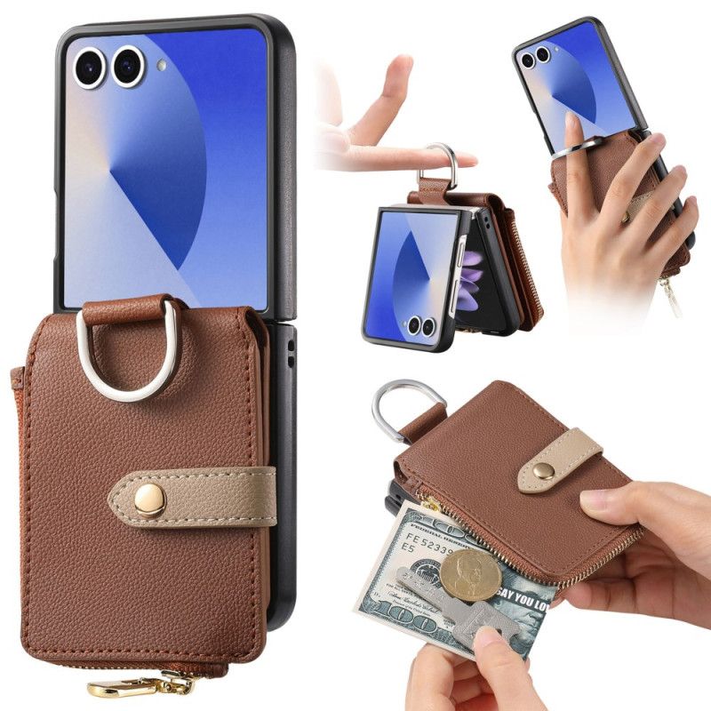Etui Do Samsung Galaxy Z Flip 7 Portmonetka I Etui Na Pierścionek