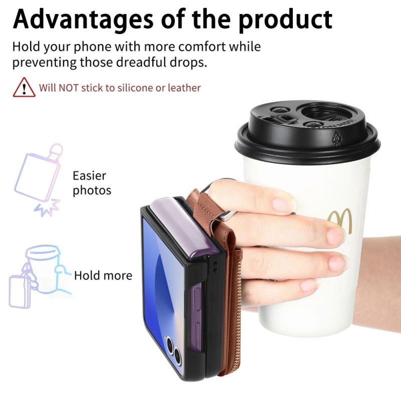 Etui Do Samsung Galaxy Z Flip 7 Portmonetka I Etui Na Pierścionek