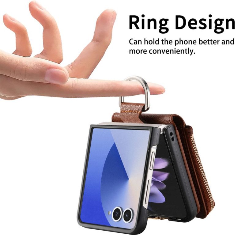 Etui Do Samsung Galaxy Z Flip 7 Portmonetka I Etui Na Pierścionek